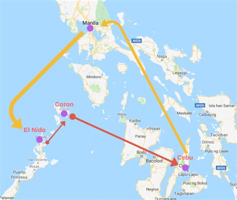 Coron to Cebu City .
